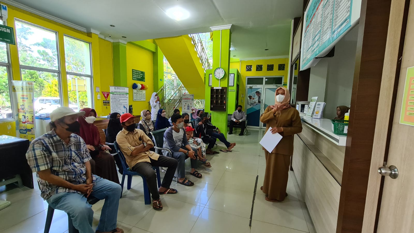 Penyuluhan Dalam Gedung Puskesmas Puskesmas Botania Kota Batam 